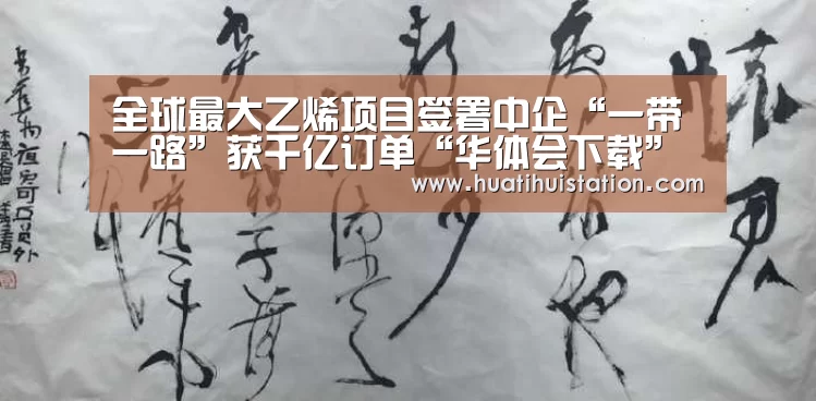全球最大乙烯项目签署中企“一带一路”获千亿订单“华体会下载”(图2) 华体会官网